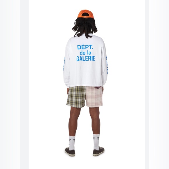 DEPT DE LA GALERIE FRENCH COLLECTOR LONG SLEEVE TEE White Graphic Tee new w tags - Picture 2 of 15
